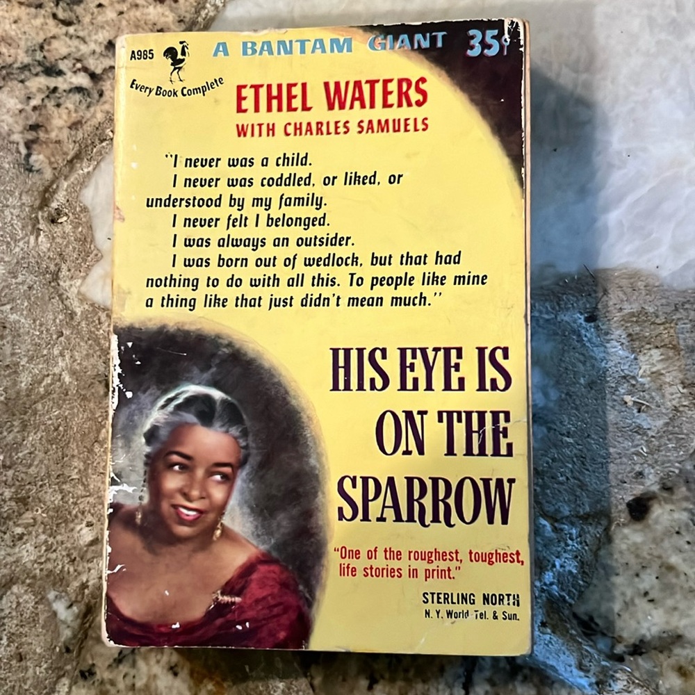 Rare Vibtage His Eye on the Sparrow book Ethel Waters autobiography 1951